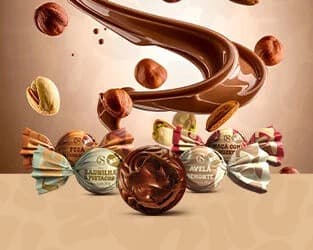 Momento de Saborear uma seleção de trufas da Cacau Show